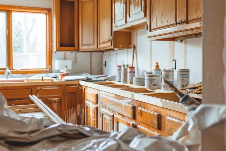 como pintar una cocina integral de madera