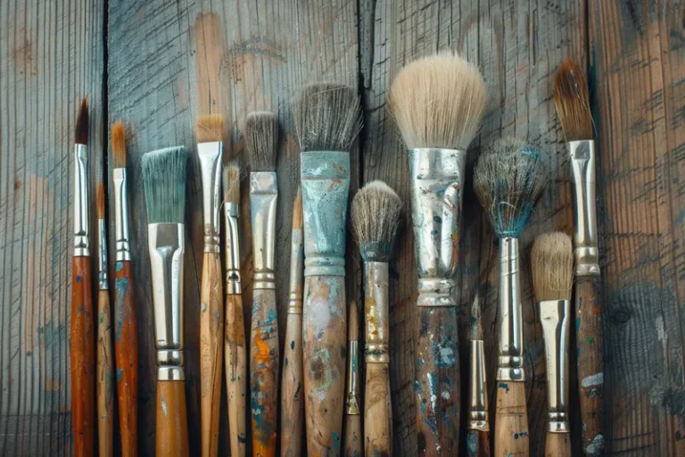 brochas redondas para pintar