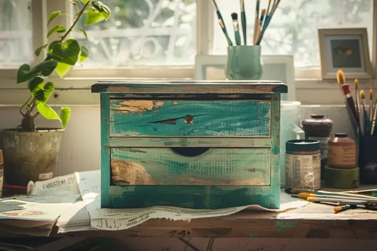 como pintar cajones de madera