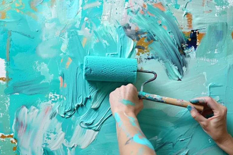 como pintar con rodillo de esponja