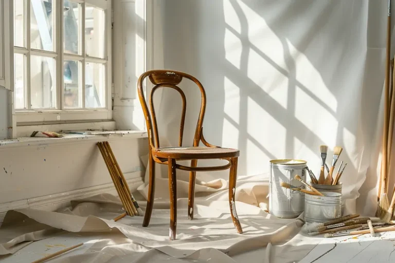 como pintar sillas de madera con brocha