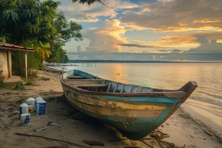 como pintar un barco de madera