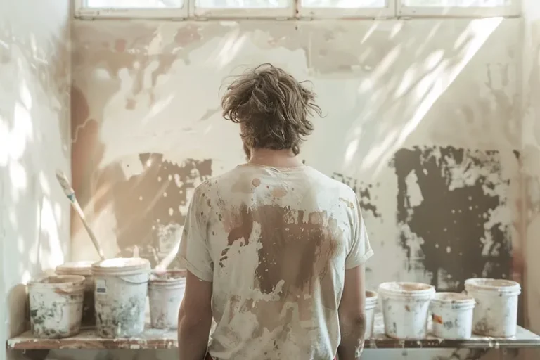 como pintar una pared con grasa de cocina