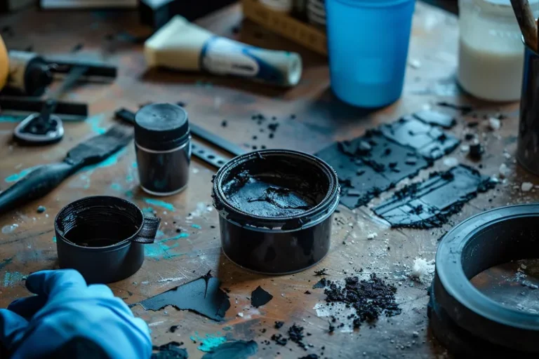 masilla negra para plastico