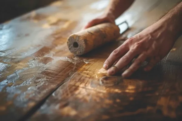 pintar madera con rodillo sin dejar marcas